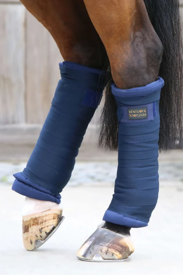 kentucky Horsewear vatterte bandasjeunderlag, sett med 4* Bandasjeunderlag Til Hest