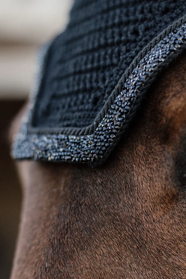 kentucky Horsewear Wellington Glitter Stone ørehette, lydløs* Ørehetter | Ørehetter