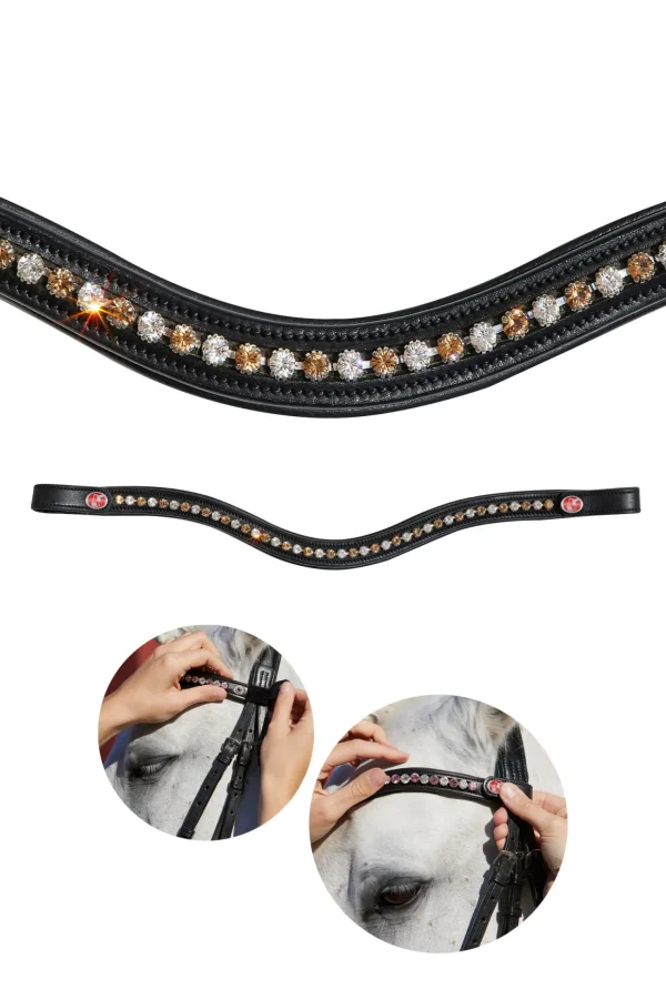 kieffer FlexiLoop® Crystal pannebånd* Pannereim