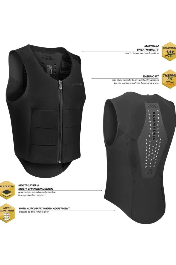 komperdell Ballistic Flex Fit Regular ryggbeskytter* Ridevester Og Sikkerhetsvester