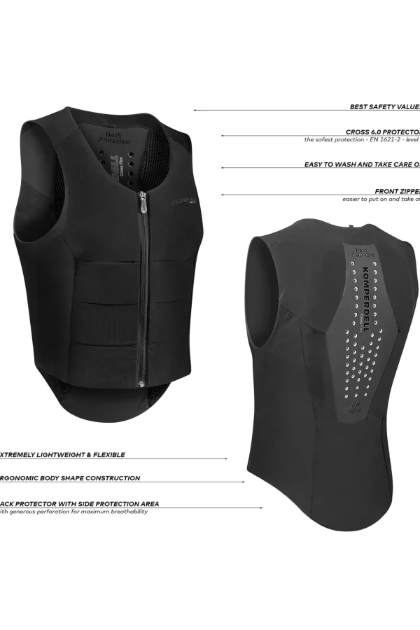 komperdell Ballistic Flex Fit Regular ryggbeskytter* Ridevester Og Sikkerhetsvester