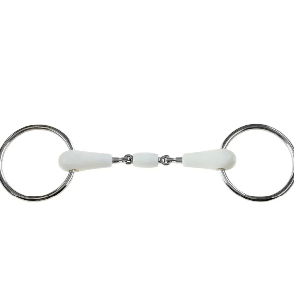 korsteel Flexi løse ringer, oval link, tredelt trinsebitt* Trinsebitt