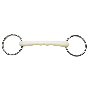 korsteel Flexi rett munnstykke, løse ringer, trinsebitt* Trinsebitt