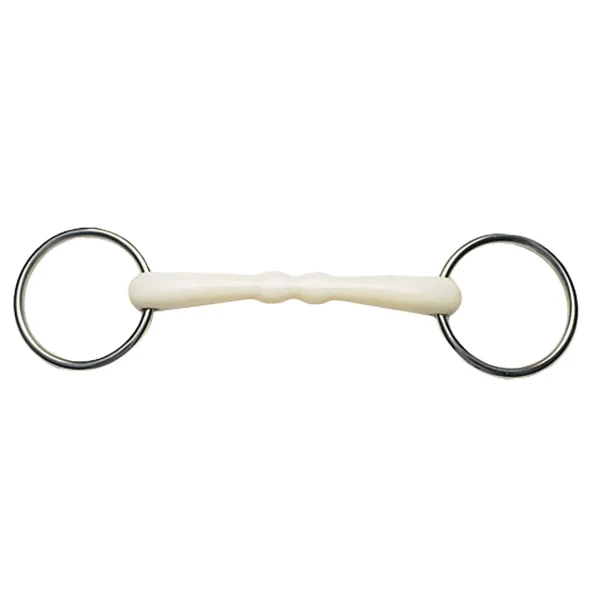 korsteel Flexi rett munnstykke, løse ringer, trinsebitt* Trinsebitt