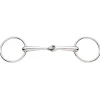 korsteel Stainless Steel Solid Mouth Jointed 16mm Loose Ring Snaffle Bit* Trinsebitt