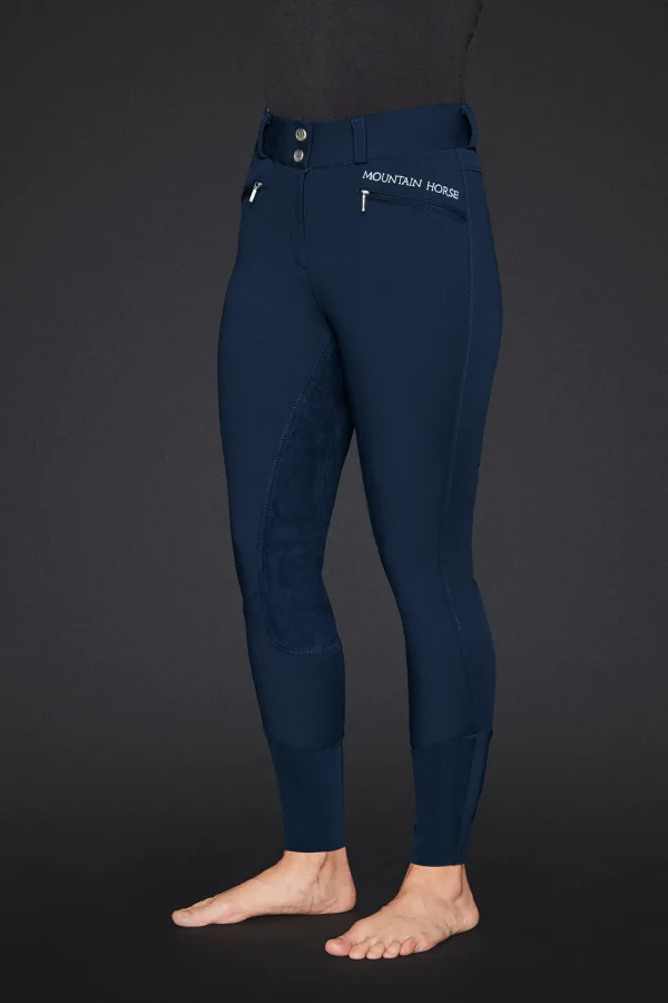 mountainhorse Mountain Horse Diana dame ridebukser med helforsterket sete i imitert skinn* Helforsterkede Ridebukser