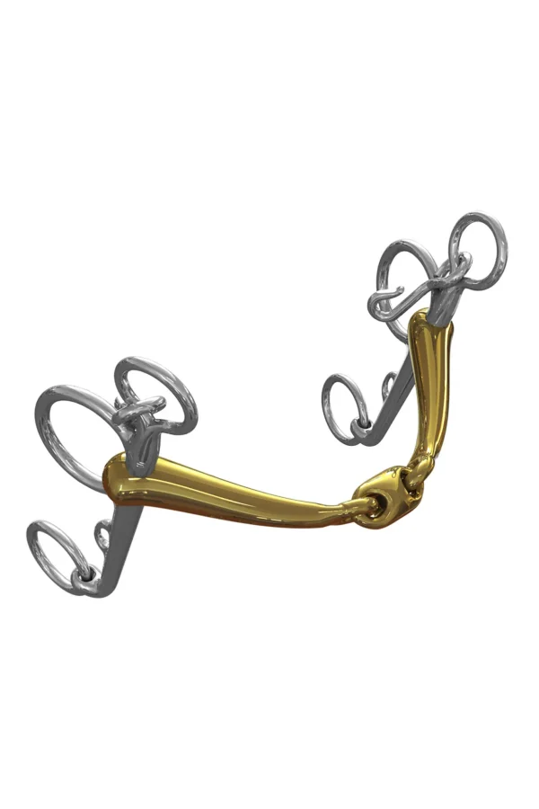 nsbits NS Bits Tranz, 16 mm, tredelt pelham, 7 cm sjenkler* Pelhambitt