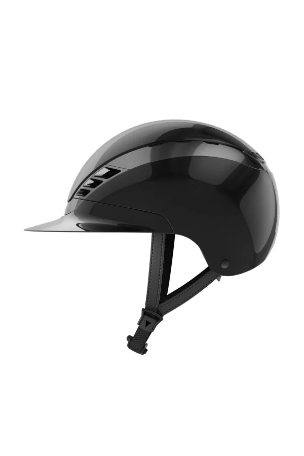 pikeur Abus AirLuxe Chrome ridehjelm med lengre brem* Ridehjelmer