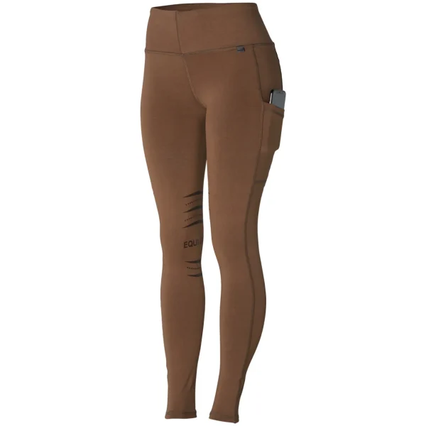 horze Ridetights, helforsterket silikon, mobillomme, dame* Ridetights
