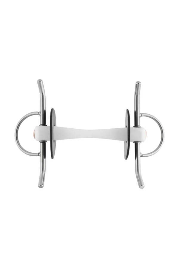 sprenger Nathe fullsjekk trinse, 20mm med fleksibel mullen mouth (55mm ring)* Fullsjekkbitt