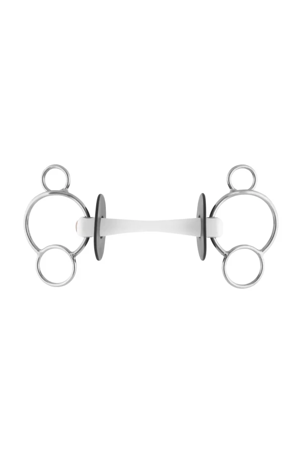 sprenger Nathe 3-rings bitt 20mm med fleksibel mullen mouth (70mm ring)* 2- Og 3-ringsbitt