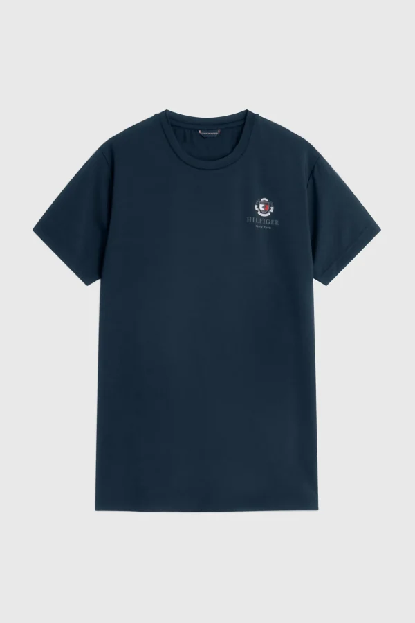 tommyhilfigerequestrian Tommy Hilfiger Equestrian Performance Crest herre t-skjorte med trykk* Skjorter Og Topper