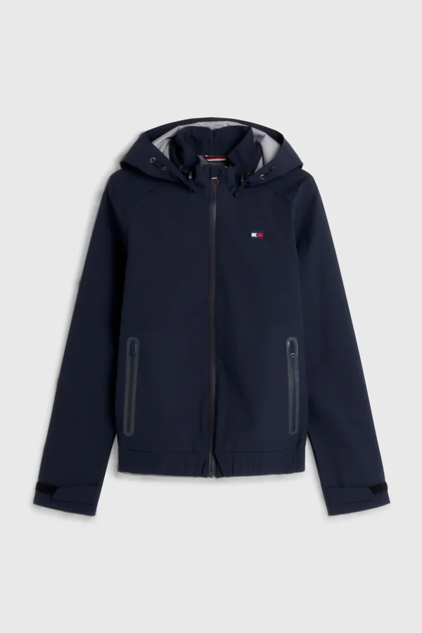 tommyhilfigerequestrian Tommy Hilfiger Equestrian vanntett bomberregnjakke for kvinner* Regntøy | Jakker Og Frakker