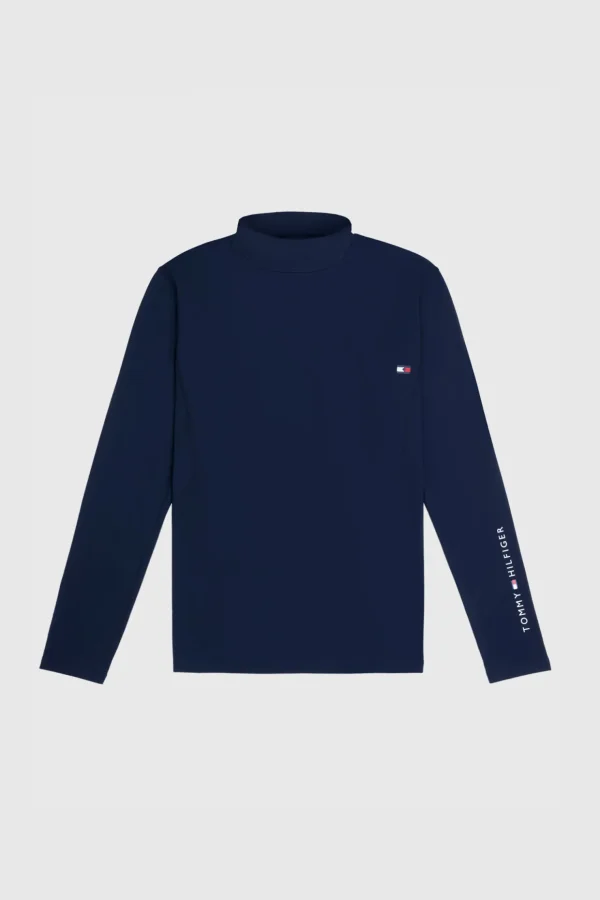 tommyhilfigerequestrian Tommy Hilfiger Equestrian Phoenix herre langermet skjorte med høy hals* Rideskjorter