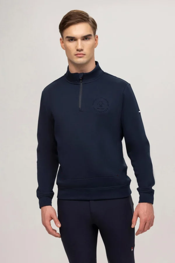 tommyhilfigerequestrian Tommy Hilfiger Equestrian Dallas herre genser med 1/4 glidelås* Ride Gensere & Fleece
