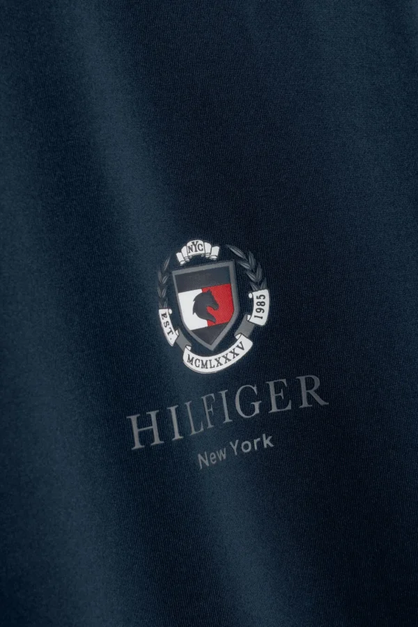 tommyhilfigerequestrian Tommy Hilfiger Equestrian Performance Crest herre t-skjorte med trykk* Skjorter Og Topper