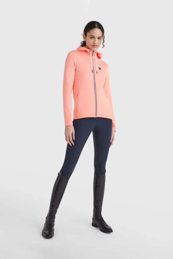 tommyhilfigerequestrian Tommy Hilfiger Equestrian Performance ensfarget treningsjakke* Gensere & Fleece | Jakker Og Frakker