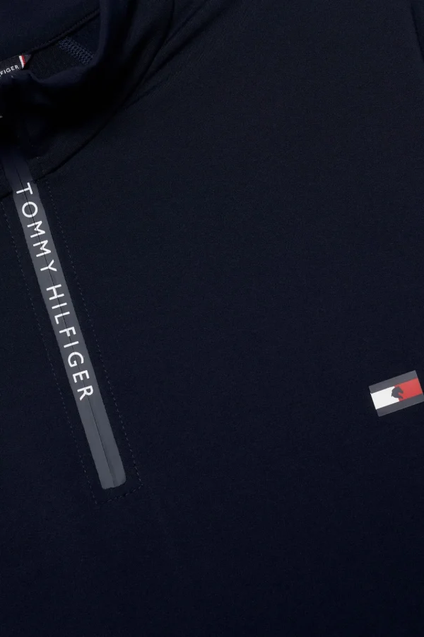 tommyhilfigerequestrian Tommy Hilfiger Equestrian 1/4 Zip Termoskjorte for menn* Rideskjorter