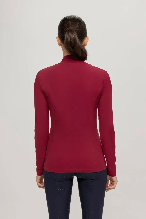 tommyhilfigerequestrian Tommy Hilfiger Equestrian langermet genser med høy hals for kvinner* Skjorter Og Topper