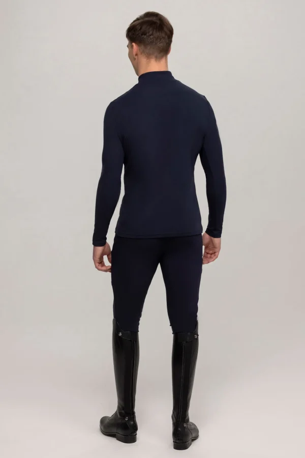 tommyhilfigerequestrian Tommy Hilfiger Equestrian Phoenix herre langermet skjorte med høy hals* Rideskjorter