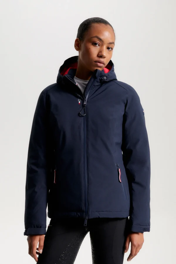 tommyhilfigerequestrian Tommy Hilfiger Equestrian London Vinterridejakke for kvinner* Jakker Og Frakker