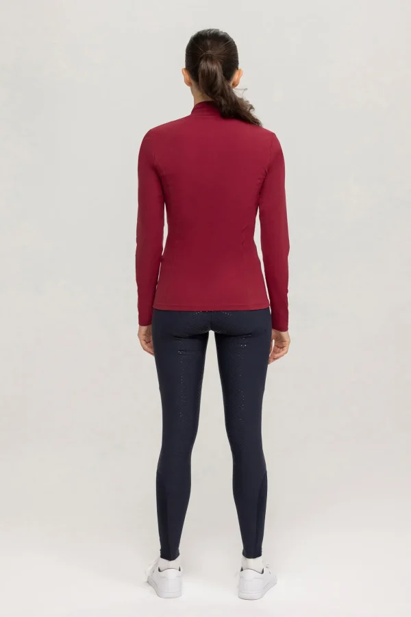 tommyhilfigerequestrian Tommy Hilfiger Equestrian langermet genser med høy hals for kvinner* Skjorter Og Topper