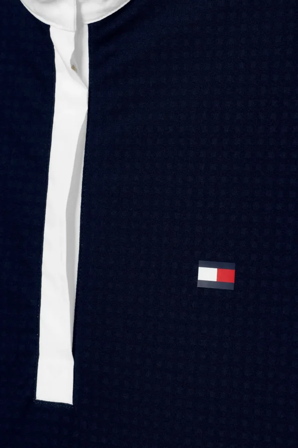 tommyhilfigerequestrian Tommy Hilfiger Equestrian Chelsea Avkjølende Polo-skjorte med korte ermer og logo* Stevne | Skjorter Og Topper