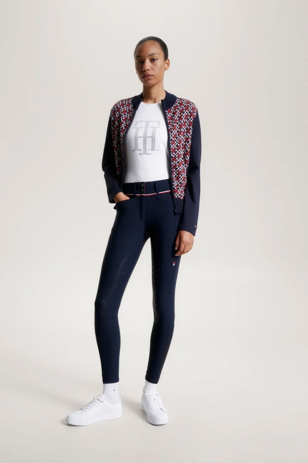 tommyhilfigerequestrian Tommy Hilfiger Equestrian Geneva All-Year Full Grip Breeches* Helforsterkede Ridebukser